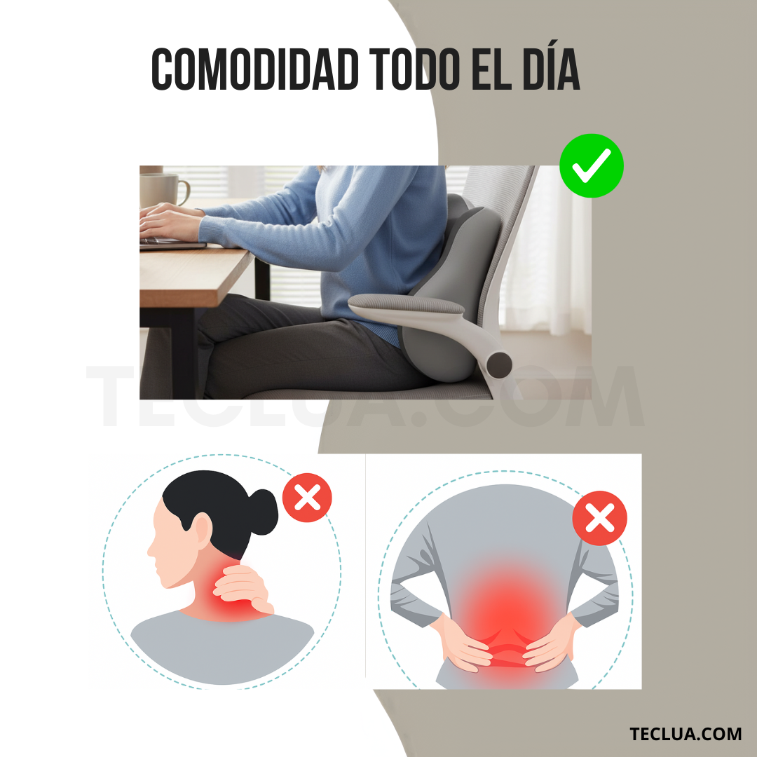 Almohada lumbar viscoelástica