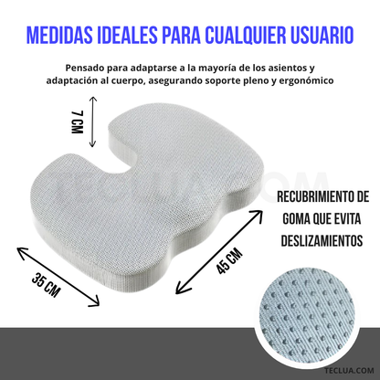 Cojín ergonómico viscoelástica