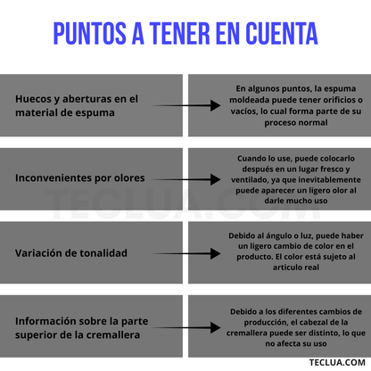 Cojín ergonómico viscoelástica