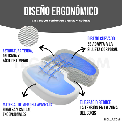 Cojín ergonómico viscoelástica
