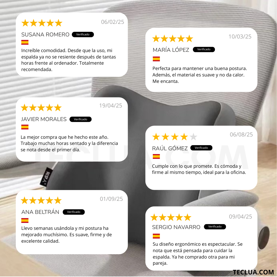 Almohada lumbar viscoelástica